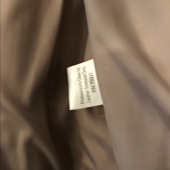 Camel suede trench coat John Carlisle small - Picture 4 of 5